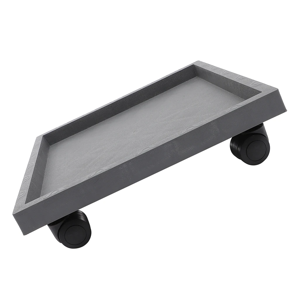 

Square Plant Saucer Rolling Planter St Durable PP Resin Large Capacity Flower Pot Tray Indoor Plants Decor
