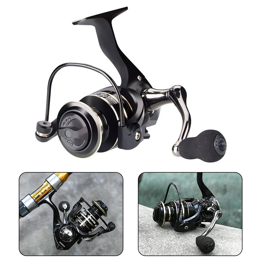 Рыболовные катушки Рыболовная катушка 13*12,5*7,6 см Черная фаска Удобная ручка Большая вместимость предотвращает скольжение AC2000 Рыболовные катушки Рыболовная катушка 13*12,5*7,6 см Черная фаска Удобная ручка Большая вместимость предотвращает скольжение AC2000