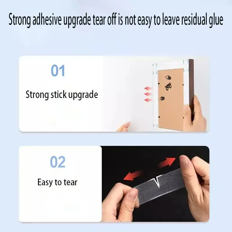 1PC Reusable Traceless Strong Sticky Adhesive New Mesh Nano Tape, Washable Clear Mounting Tape For Paste Items In Home Office
