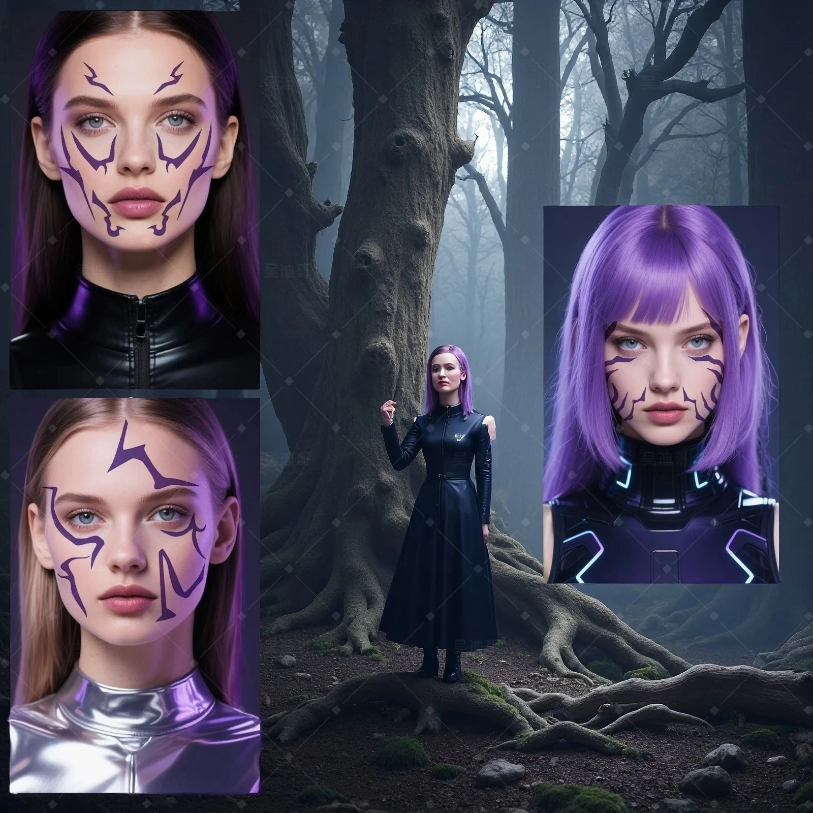 

Аниме Huntrix N Hunters K-Pop Devil Boys Jinu Rumi татуировки наклейки в полоску для тела косплей костюм реквизит для вечеринки на Хэллоуин