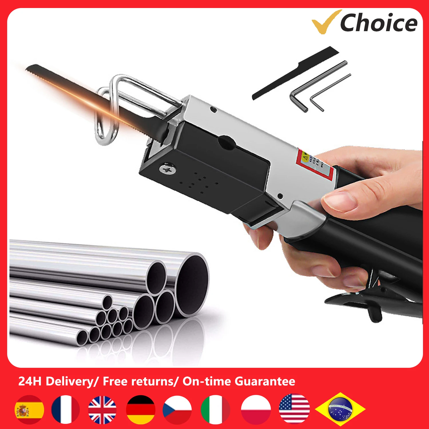 Automobile Sheet Metal Pneumatic Saw Strong Power Reciprocating Saw Cutting Tool Hacksaw Cutting Tool Car Repairing