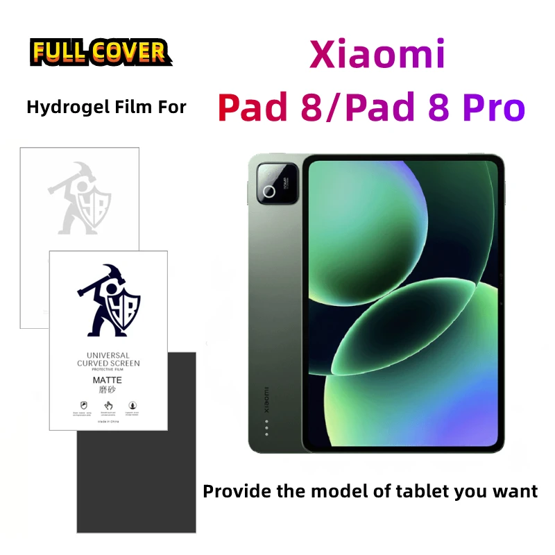 

2pcs Matte Tablets Hydrogel Film For Xiaomi Pad 8 Pro HD Screen Protector For Xiaomi Pad 8 11.2 inches Anti Spy Protective Film