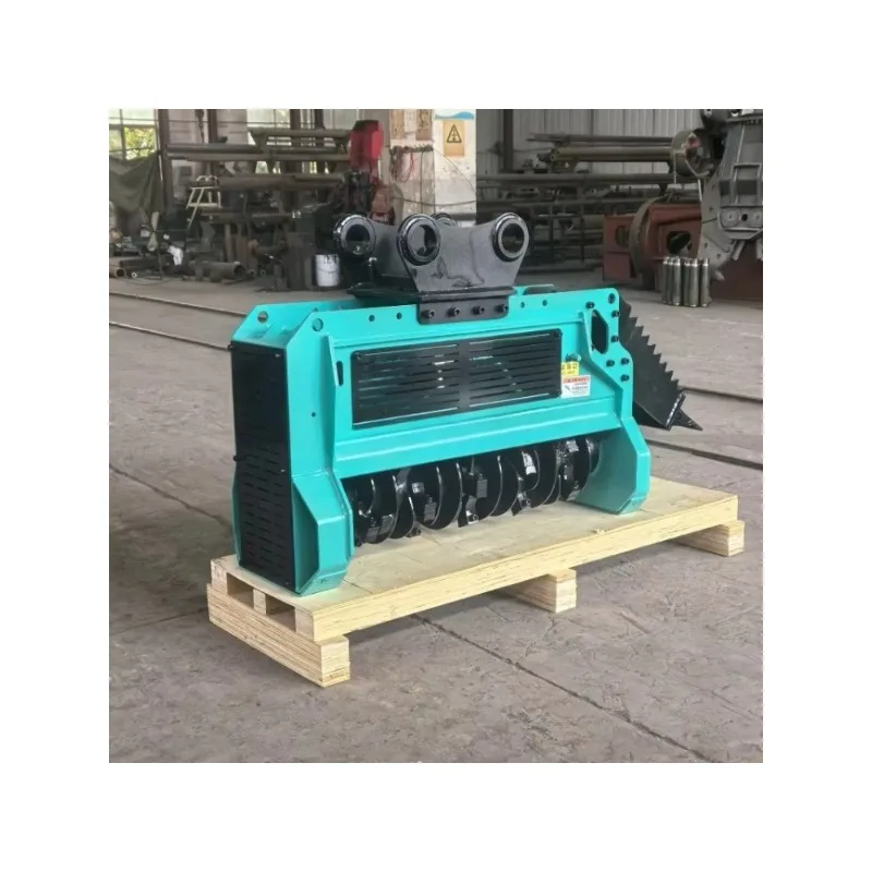 Excavator Mini Mulcher Machine Forestry Mulcher Excavator Flait Mower  Brush Cutter Suitable for 3-5 Ton Mini Excavators