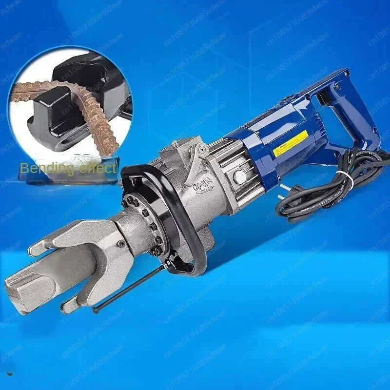 جهاز ثني حديد التسليح الهيدروليكي HRB-16 - آلة ثني القضبان الفولاذية الكهربائية مقاس 16 مم، محمولة للبناء على الموقع والتقوم بها بنفسك #5