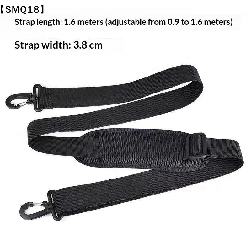 1Pc Adjustable Shoulder Strap Durable Detachable Nylon Bag Shoulder Belt Black Replacement Belt With Shoulder Pad【SMQ】