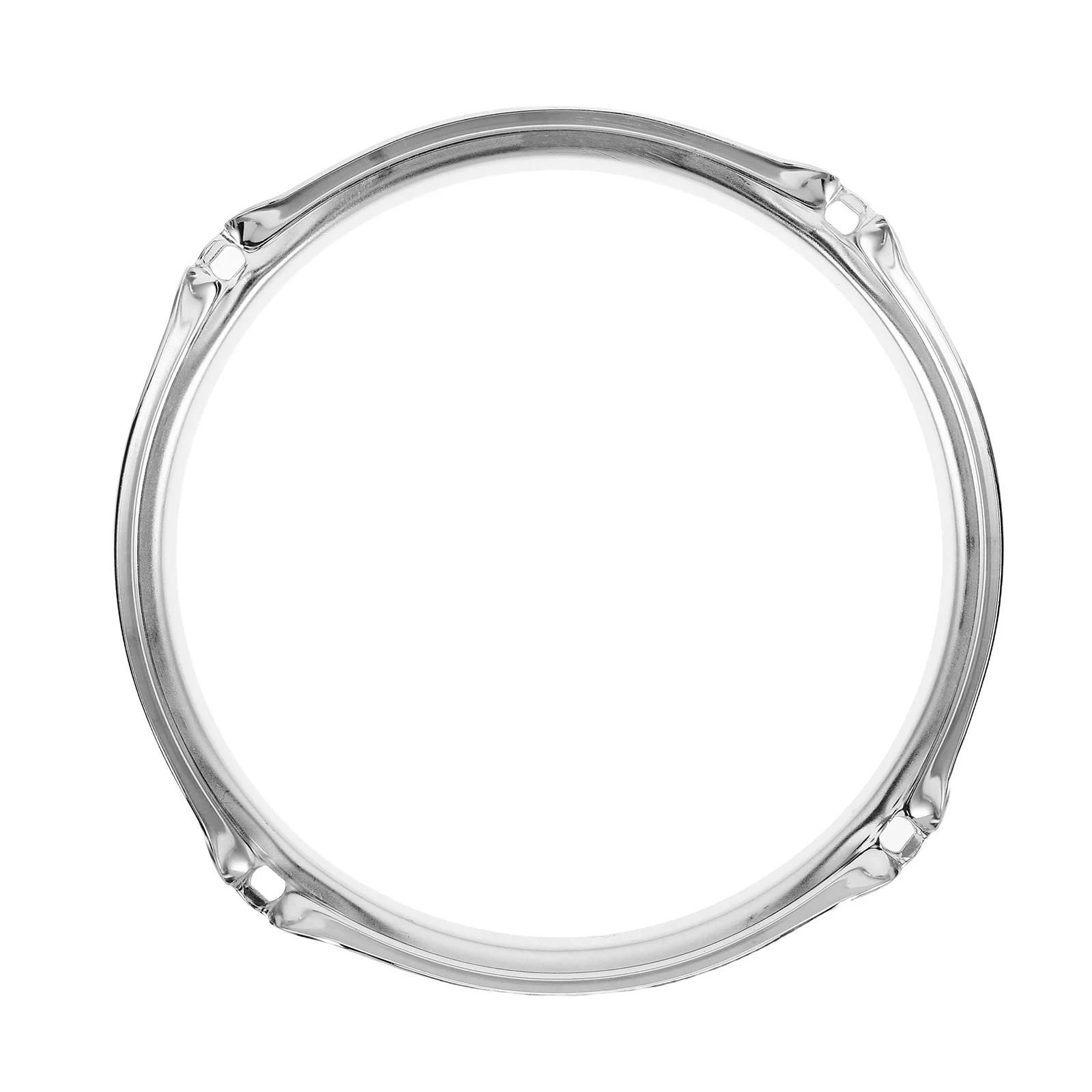

8 Inch 4 Lug Drum Hoop Ring Elegant Design Secure 4 Hole Installation Enhanced Sound Quality for Tom Drums