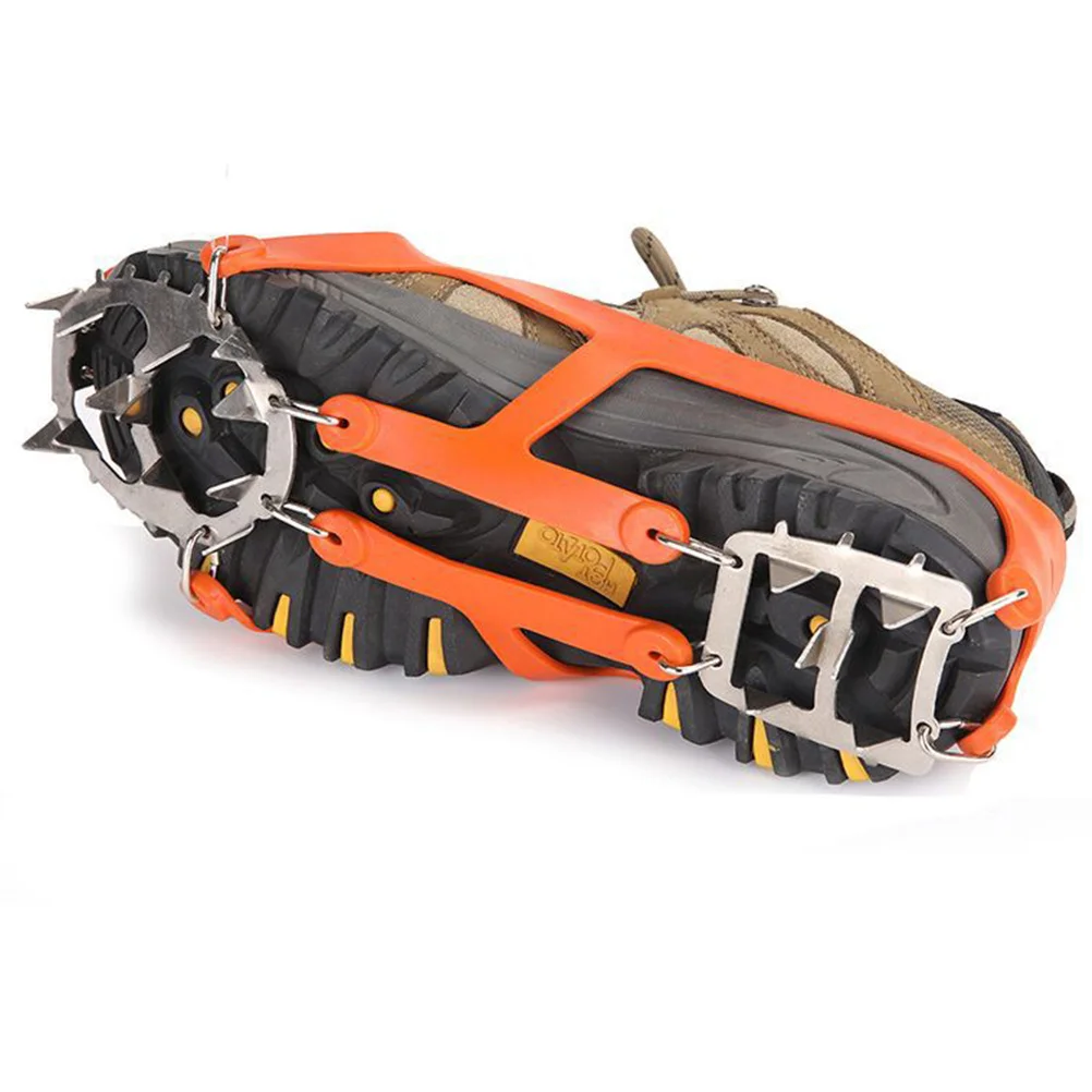 

Walking Spikes Anti-slip Shoe Grips for Ice Snow Cleats Hiking Crampons and Shoes
