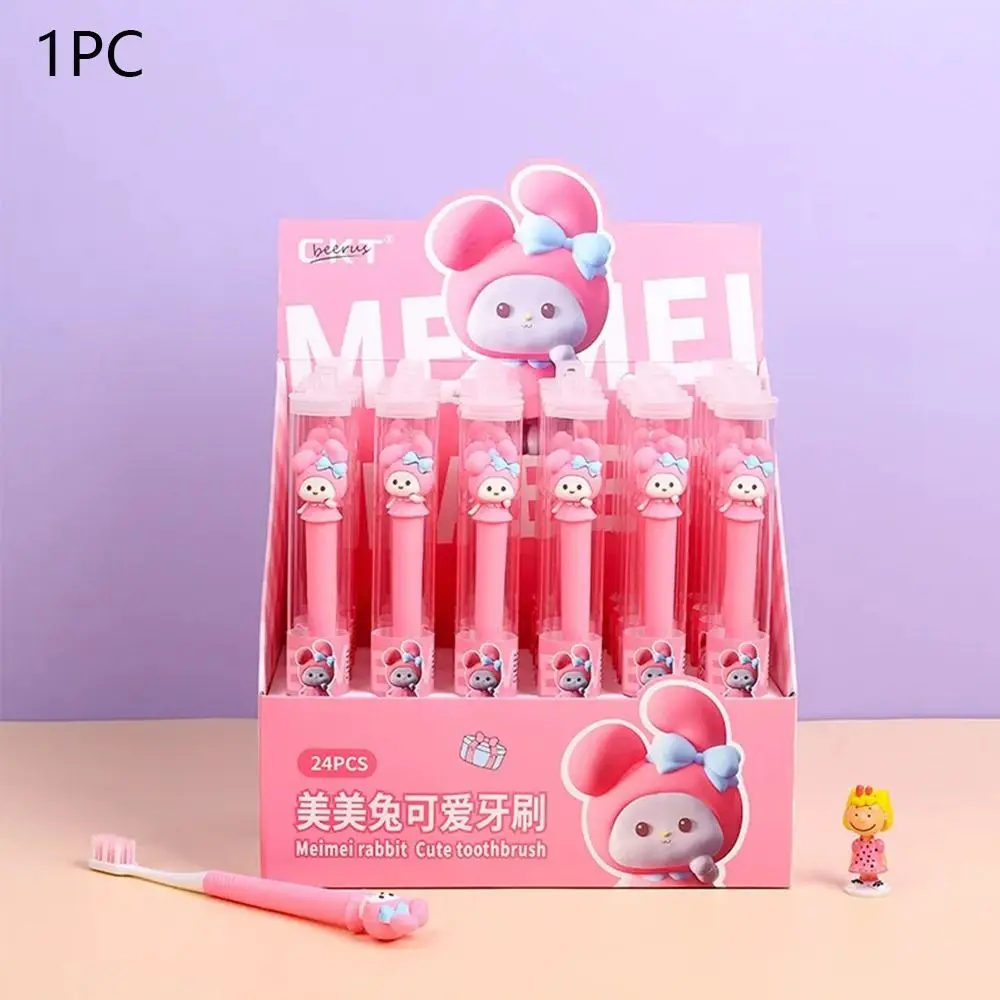 

Cute PET Cartoon Toothbrush Manual Silicone Capybara Toothbrush Soft Anime Toothbrushs
