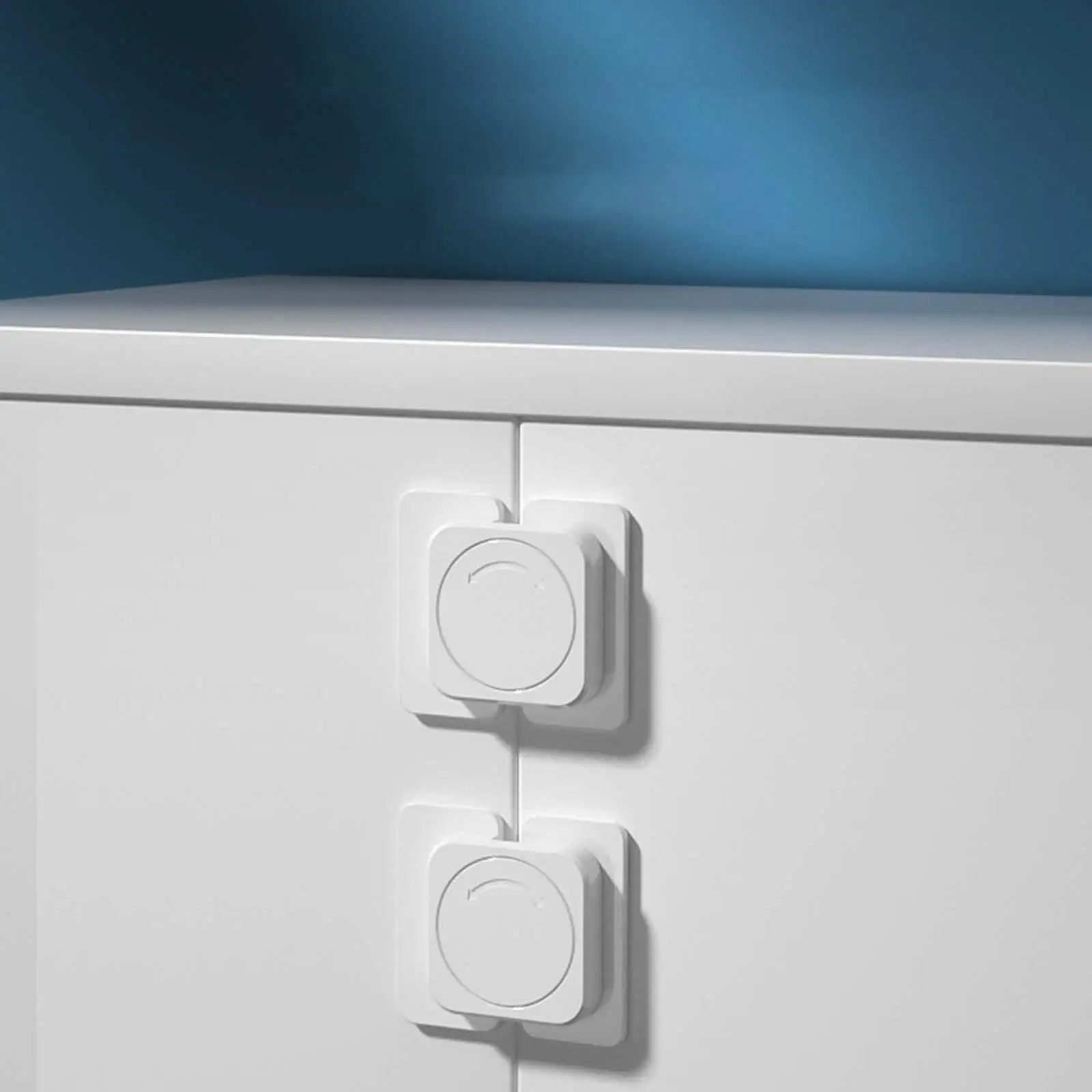 

10Pcs Self Adhesive Doors Locks Rotary Locks for Cabinet Refrigerator
