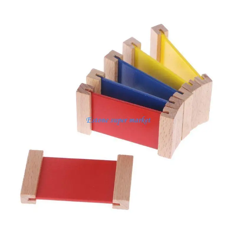 

090B Sensorial Material Learning Color Tablet Box Preschool Toy