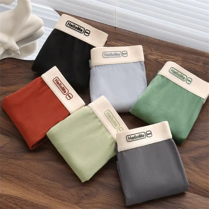 6Pcs Men Underwear Pure Cotton Boxer Shorts Hombre Panties Man Breathable Antibacterial Underpant Sexy Sports Comfort Man Boxer