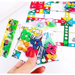 12Pcs 2022 Mini Board Game Flight Chess Kids Party Toys Kids Birthday Party Favor Pinata Filler Boy and Girl Gift Bag Giveaway
