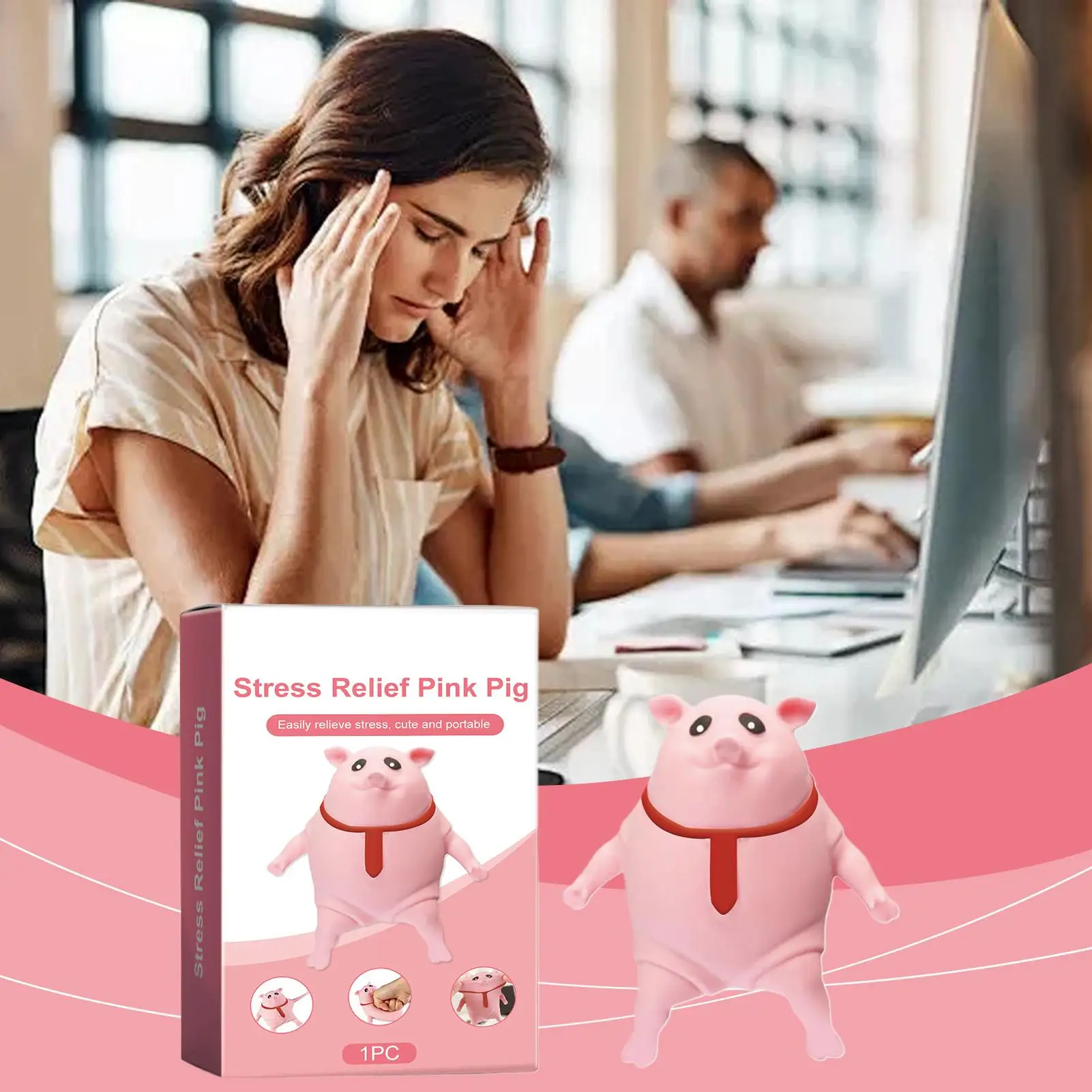 Cute Farm Animal Squeeze Toy Rubber Animal Model Mini Animal Antistress Ball Squeeze Toys Stress Relief Doll Toys Kids Gift