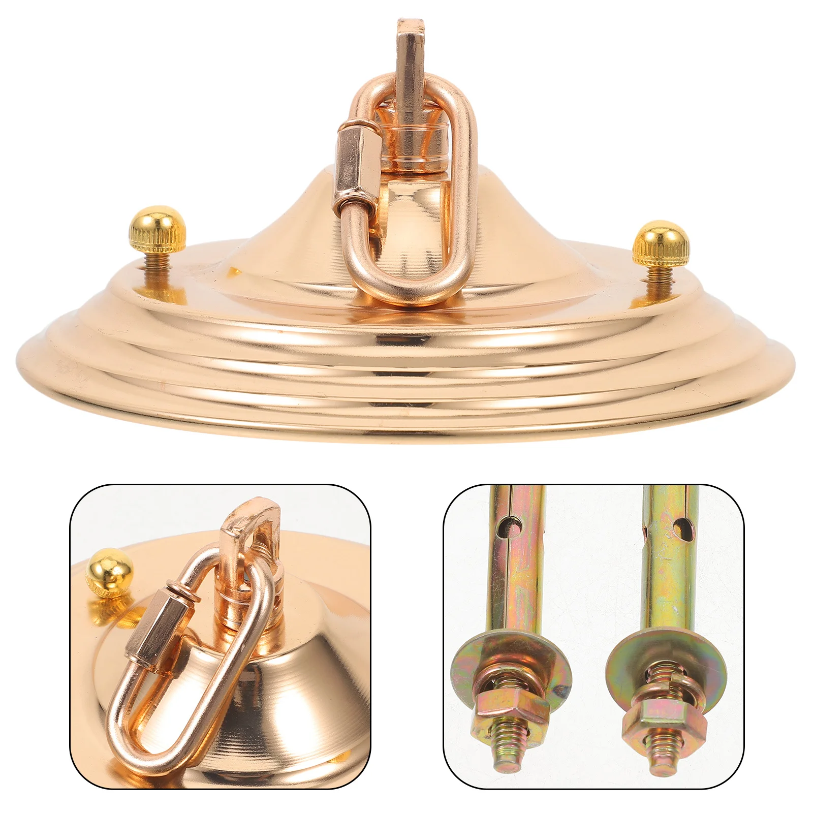 

Ceiling Canopy Plate For Pendant Light Mounting Bracket Hardwearing Metal Base Vintage Style Light Fixture Cover Indoor