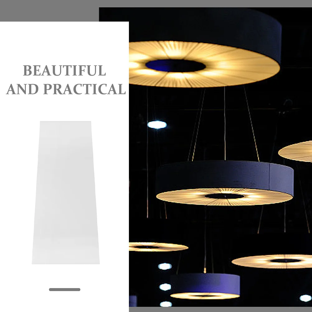 Acrylic Light Diffuser Sheet Ceiling Lamp Shade Replacement Lampshade Diffuser Soft Illumination Easy Cleaning