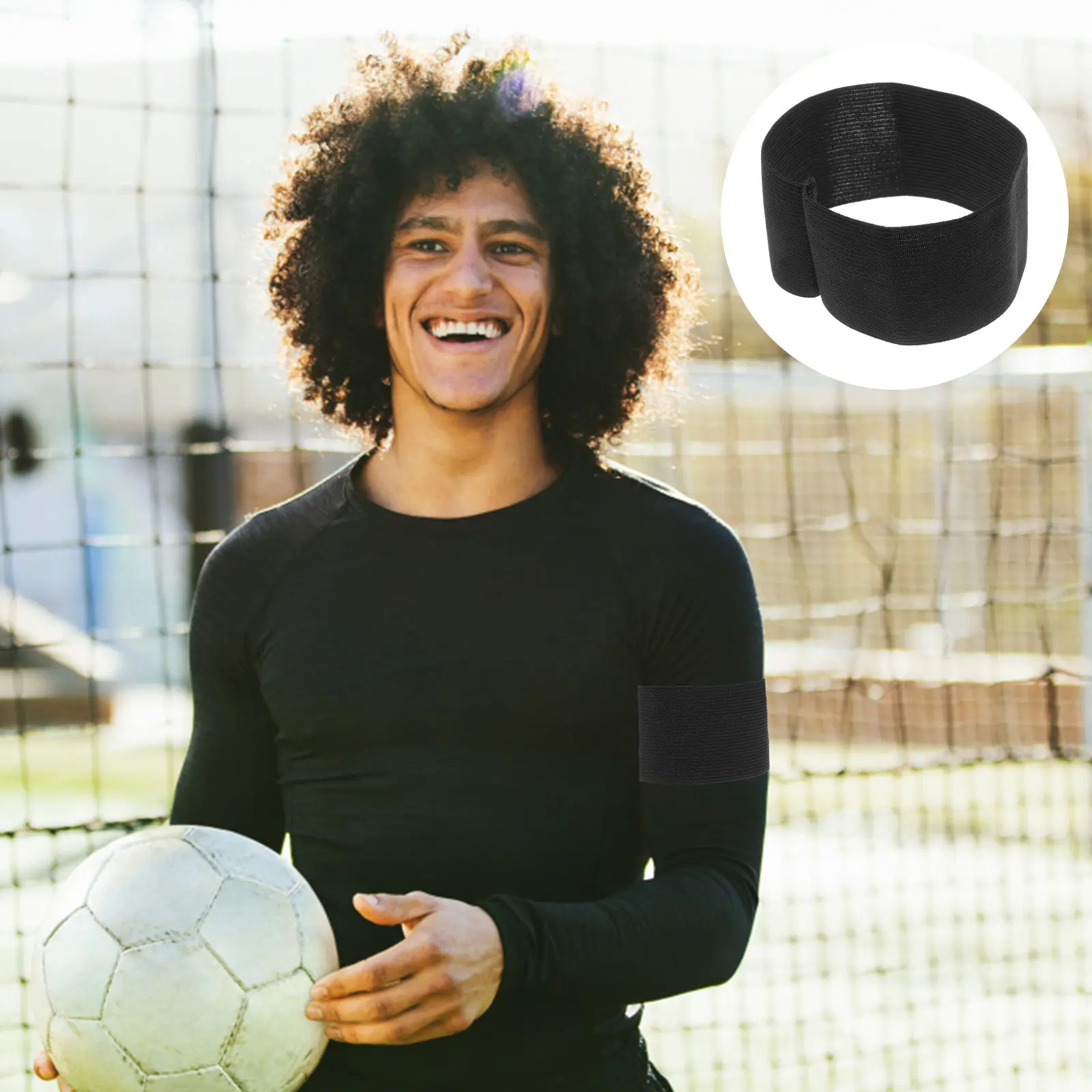 

25 шт. черных эластичных траурных повязок на руку для футбольных матчей, посещений кладбищ, траурных церемоний и поминовений