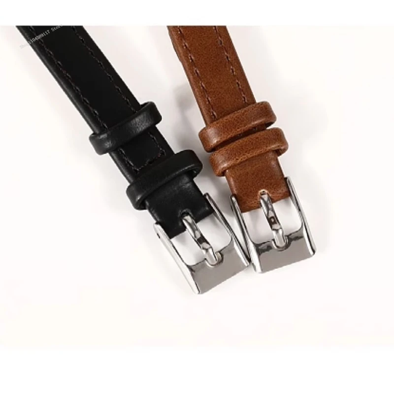 Простые женские часы в стиле ретро с маленьким циферблатом, тонким ремешком, кожаным ремешком, кварцевые часы для женщин, наручные часы Часы Женские Наручные