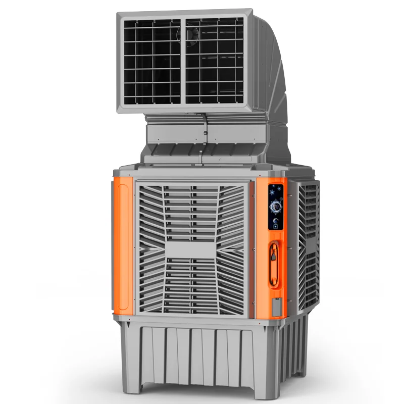 

Industrial Portable Evaporative Air Conditioner Commercial Use Electric 3-Speed Mechanical Control Freestanding for Agriculture