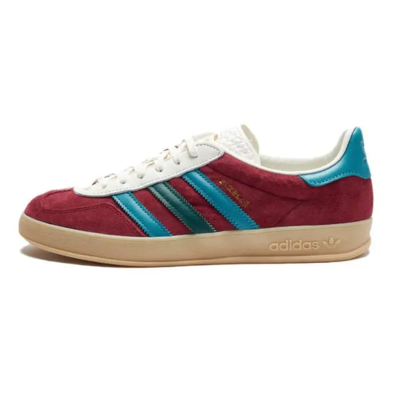 Adidas Gazelle sepatu kets Arctic Fusion Burgundy Collegiate dalam ruangan sepatu IG4996