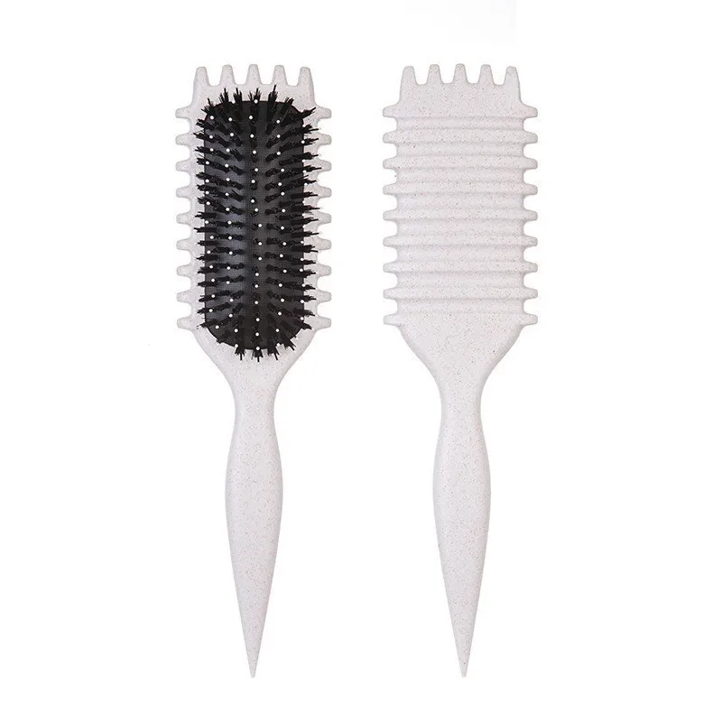 WANMEI Ontwarrende Snoepborstel Krullend Haar Hoofdhuid Massage Haarkam met Nat/Droog Haar Krullen om Trekken te verminderen Natuurlijke Styling Tool