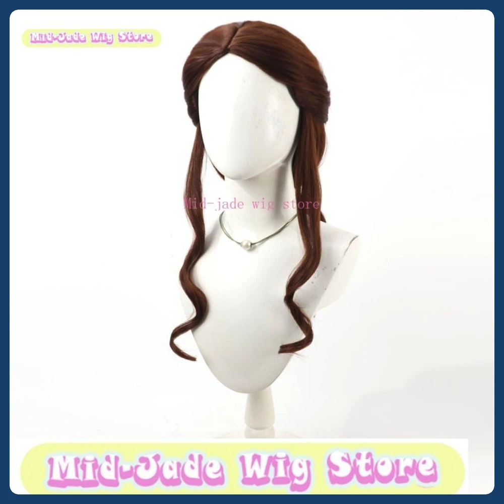 Meados de jade peruca loja rogaston menina cosplay peruca halloween rpg simulação cabelo sintético festa prop