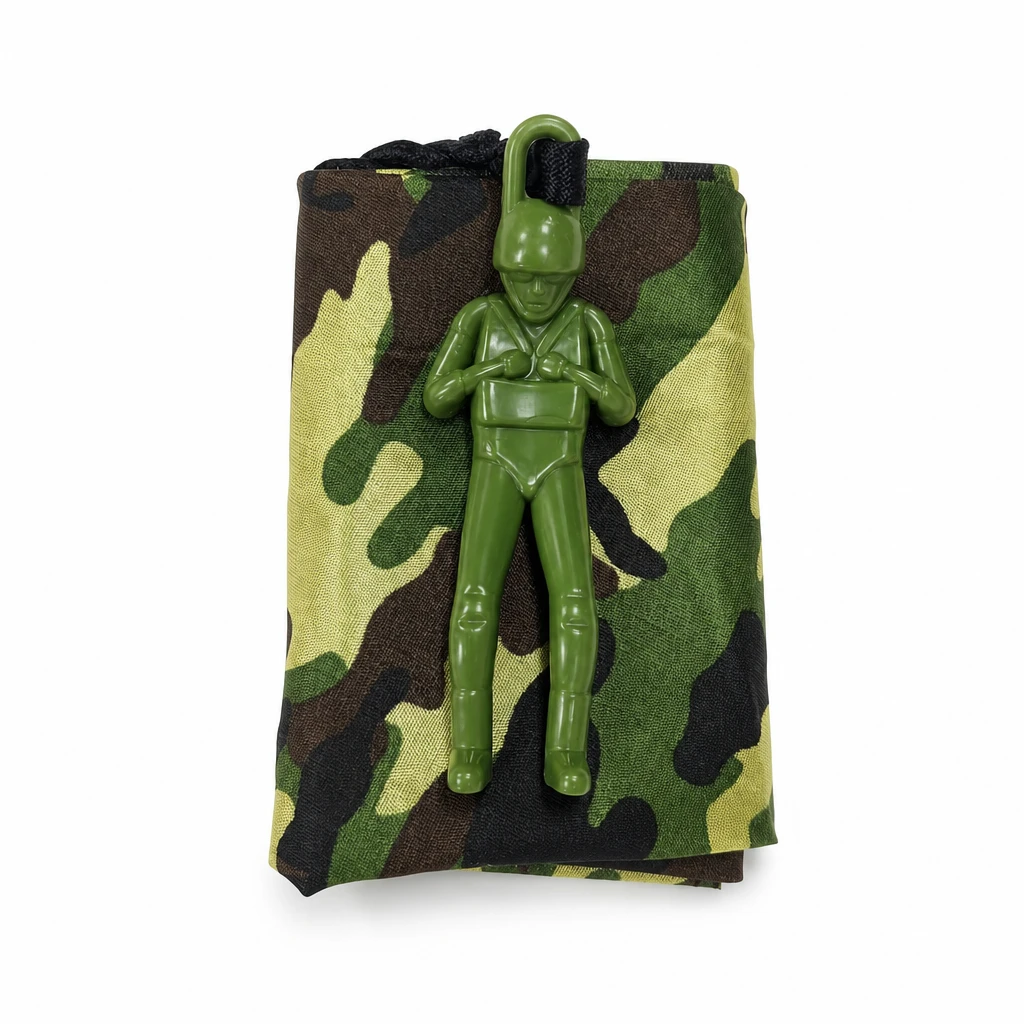 Armee-Fallschirmspielzeug für Kinder, Verwicklungsfreier Outdoor-Flugfallschirm, Bestes Kleines Outdoor-Spielzeug, Weihnachtsstrumpf-Füller Geschenke