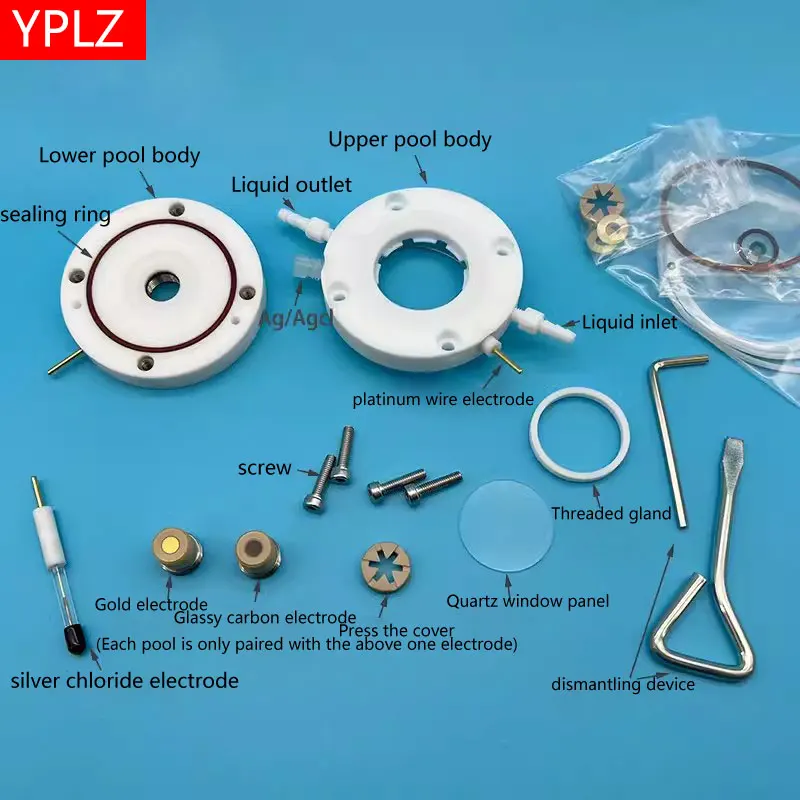 

In situ Raman spectroscopy electrochemical cell for electrolysis experiments