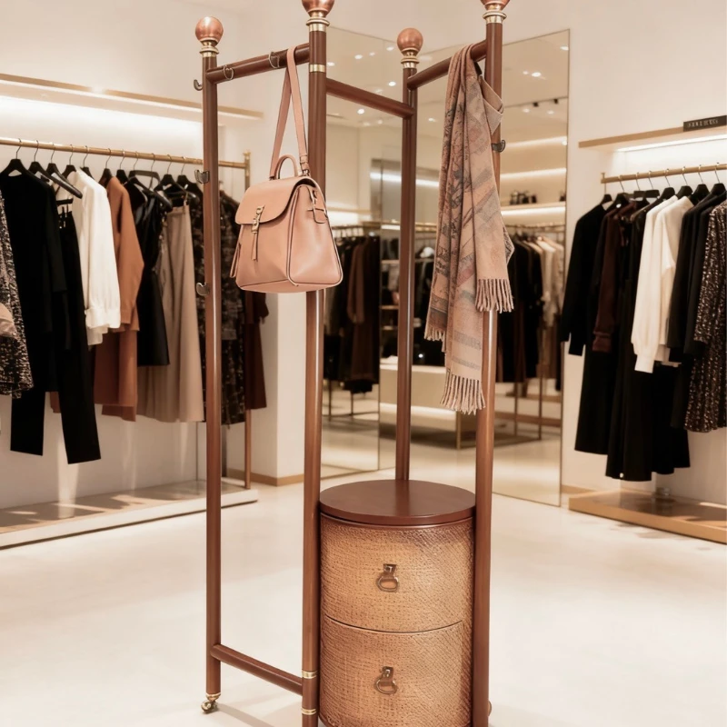 Multifunctional cloakroom clothing store, rattan art furniture