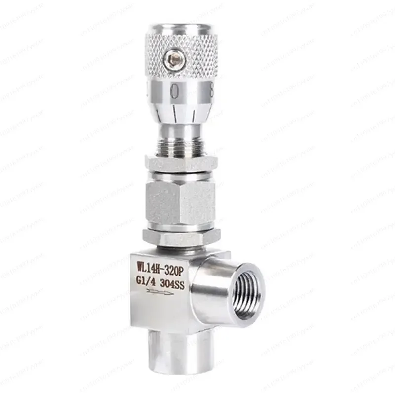 

316L Stainless Steel Trimmer Valve Female Angle Needle Valve with Graduated Flow Regulating Valve