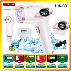 Mlay Laser T4 Laser Hair Removal Device Laser Hair Removal ICE Cold IPL Epilation Flashes 500000 mlay IPL Hair Removal Painless