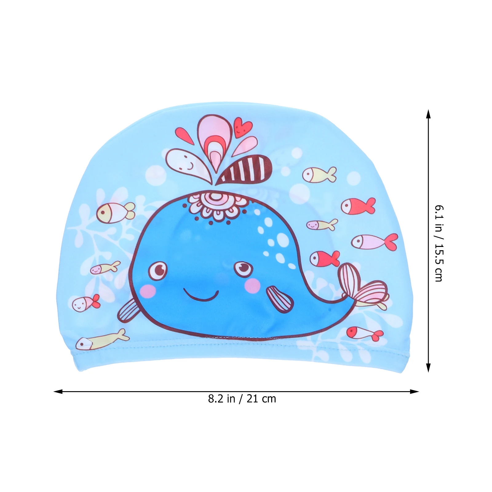 

2pcs Swimming Caps For Women Long Hair Cute Bathing Hats Unisex Stretchy Hair Protection Pool Swim Cap Large Durable