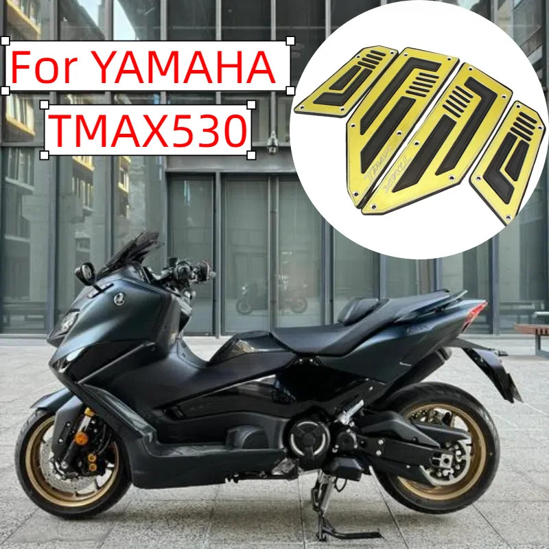 

Для YAMAHA TMAX 530 TMAX 530 T-MAX 530 2012 2013 2014 2015-16 мотоциклетные подножки, ступеньки для мотоцикла, подножки для ног, колышки, накладки на пластины