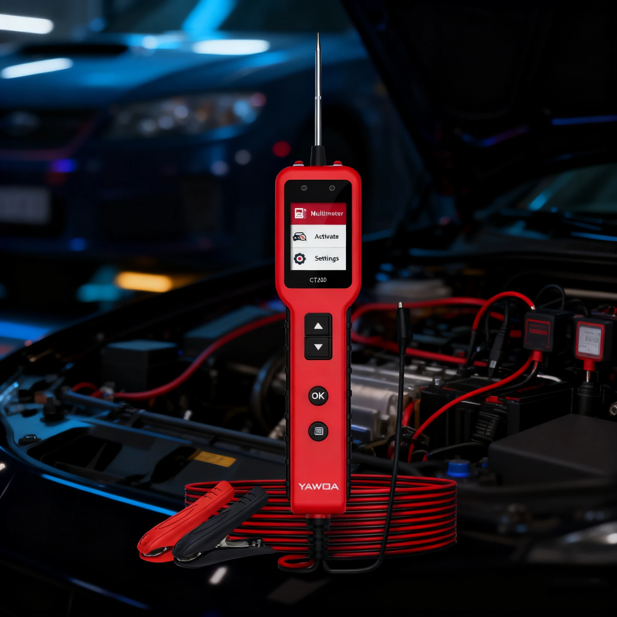 

ГОРЯЧИЕ инструменты CT200 Диагностический инструмент Тестер цепей Режим мультиметра Электрическая система Частотное тестирование Зонд мощности Автомобильный CT200