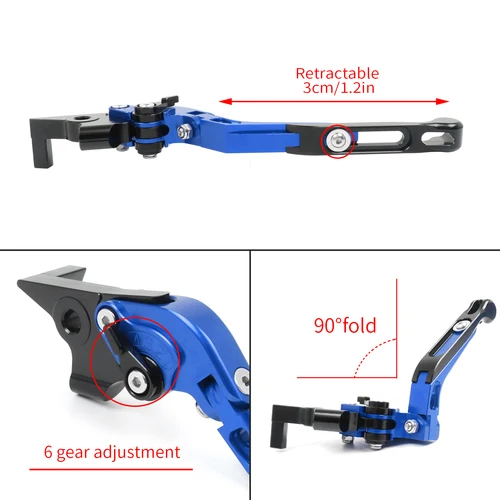 Imagen 2 del producto Palancas de embrague de freno plegables extensibles ajustables para Tiger 900 tiger900 RALLY PRO / GT LOW 2020-2023, accesorios de manijas