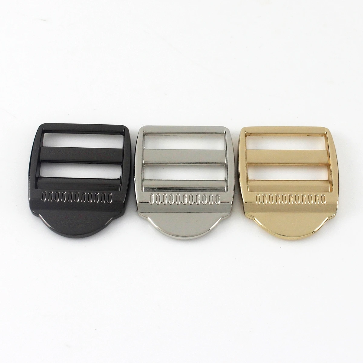 1pcs Metal 2 Bar Buckle for Webbing Backpack Bag Strape Belt DIY Leather Craft Purse Pet Collar Clasp High Quality