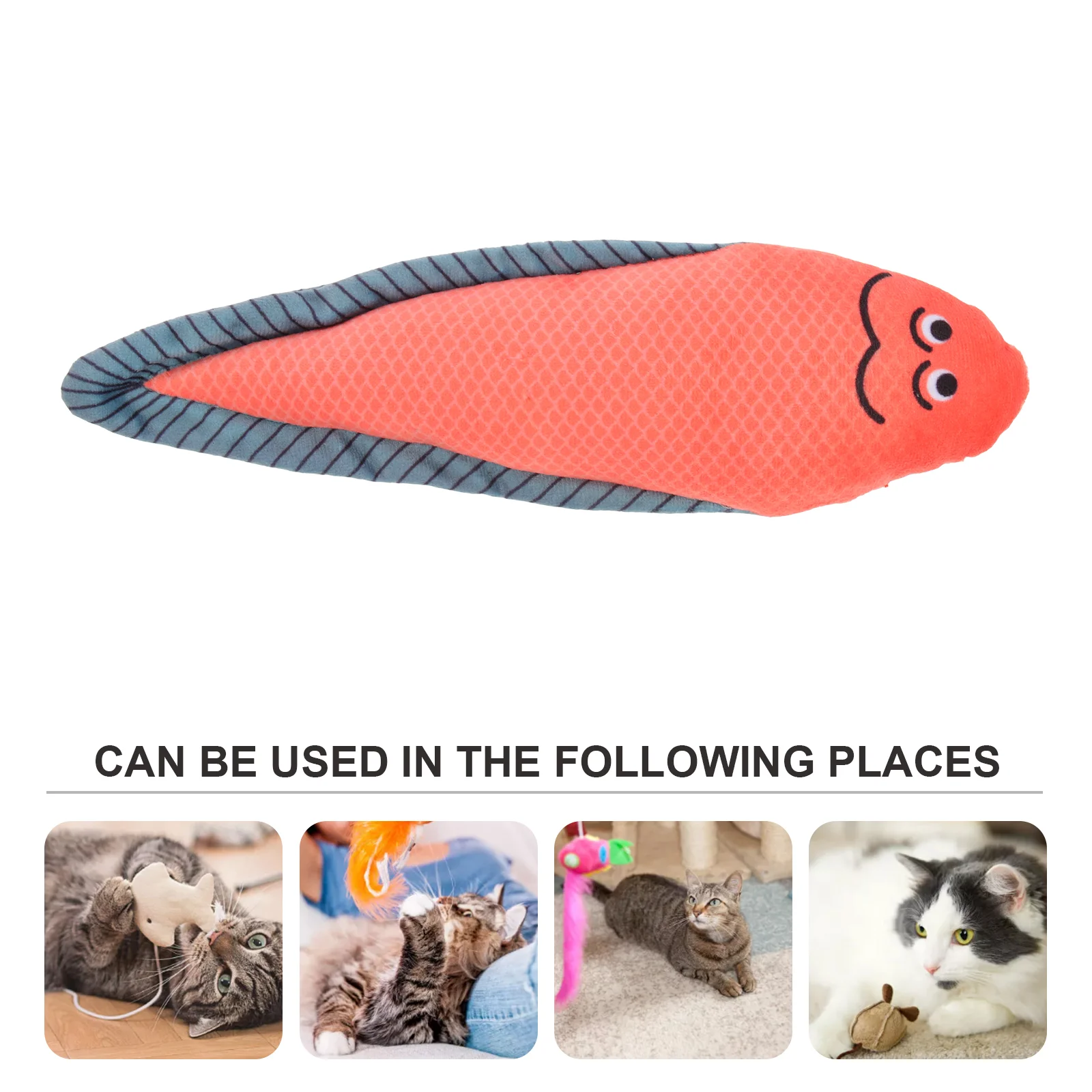 Cat Chew Toy Fish for Cats Kitten Teething Toys Flipping Catnip Flopping Indoor