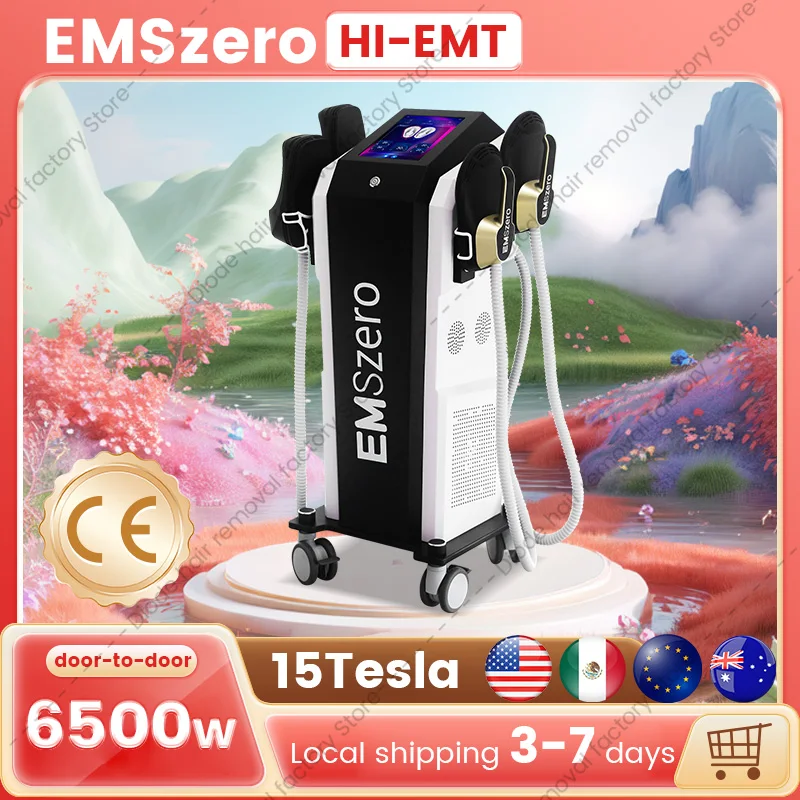 EMSZERO-Machine Amincissante EMS RF 6500W, 15 Positions, Hiemt Nova, Sculpture du Corps, Haute Résistance, Éthicateur de Muscles Pelviens,