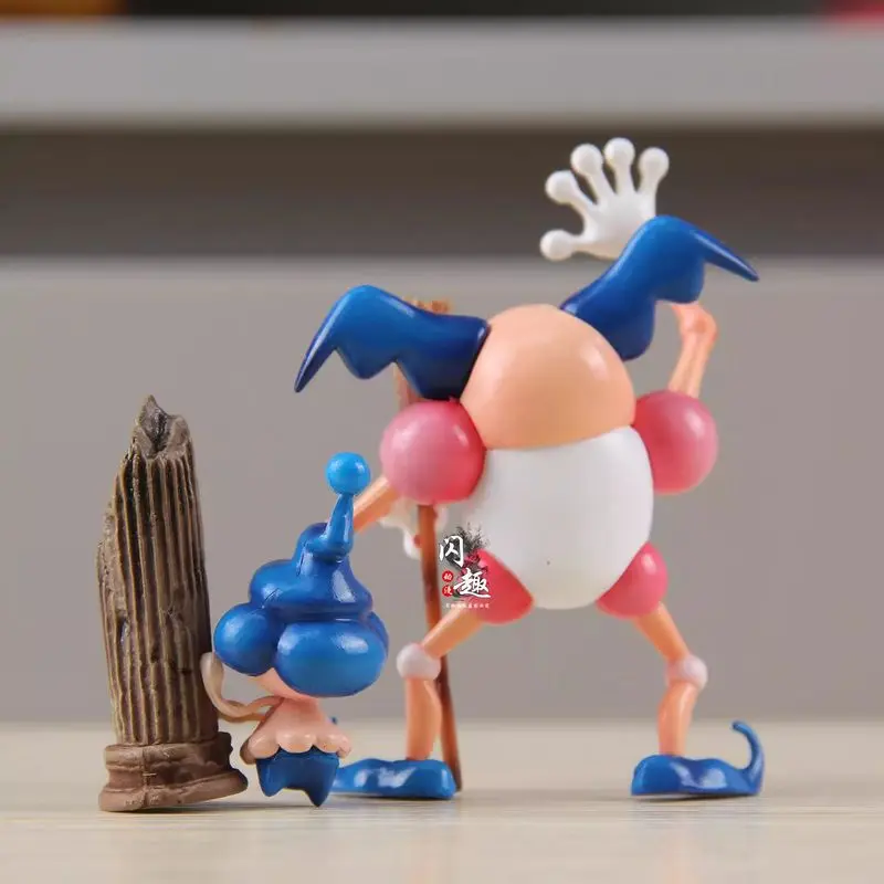 Pokemon Mr. Mime Poliwrath Model Digimon Pantimos Action Figure Manga Figurine Kawaii Doll Ornament Anime GK Statue Figuras Toys