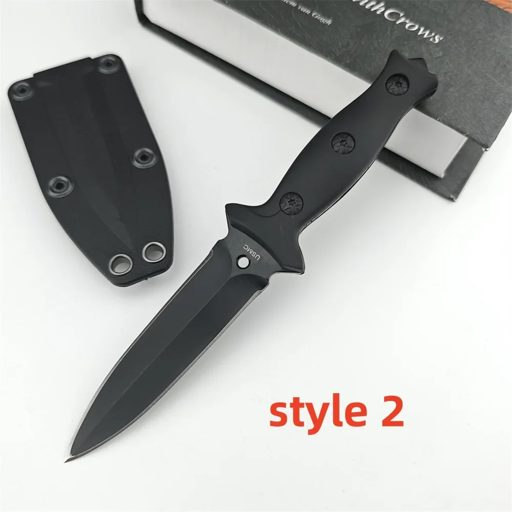 High Quality FB47GP Gayle Bradley Nightstick Boot Hunting Fixed Knife D2 Blade G10 Handles Camping Tactical EDC Multitool