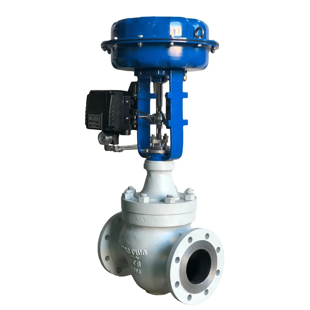 

High quality Globe type Control Valve with Pneumatic Diaphragm Actuator Control Flange Valve