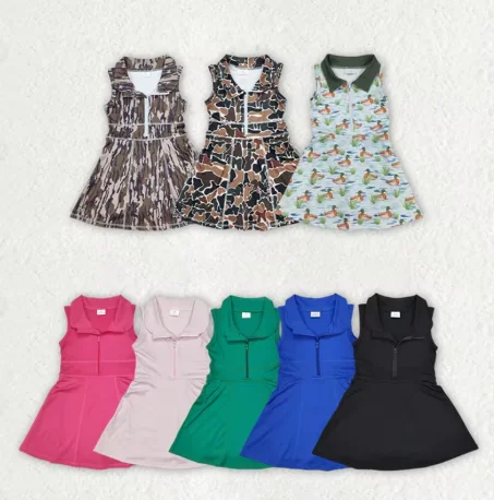 

Лидер продаж, спортивная одежда для маленьких девочек, платье для йоги, летнее детское спортивное платье для девочек