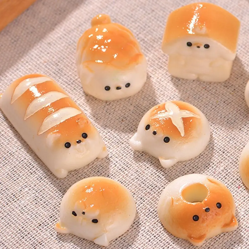 Miniaturas de figuras de pan de perro, estatua de pan de perro, realista, adornos de pan, fiesta de boda