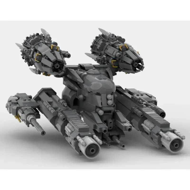 Movie Gunship Equip MOC-173840 Spaceship Spaceship Building Blocks Toy Model Assembly Toy 1945PCS Kids Birthday Gift