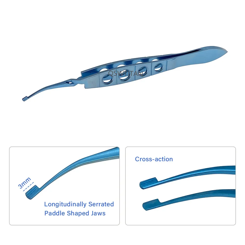 Nucleus Cracker curved Micro Cracker Ophthalmic Instruments Nucleus Cracker Forceps