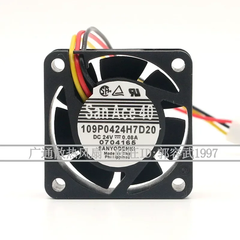 for Sanyo 109P0424H7D20 Axial Fan for Fanuc System A90L-0001-0441 #39 Original Replacement Cooling Blower Motor