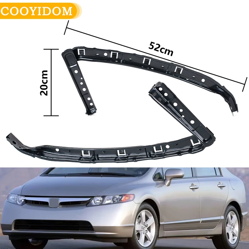 

Передняя верхняя крышка фар автомобиля для Honda Civic Sedan 2006, 2007, 2008, 2009, 2011, уплотнительная накладка на фару