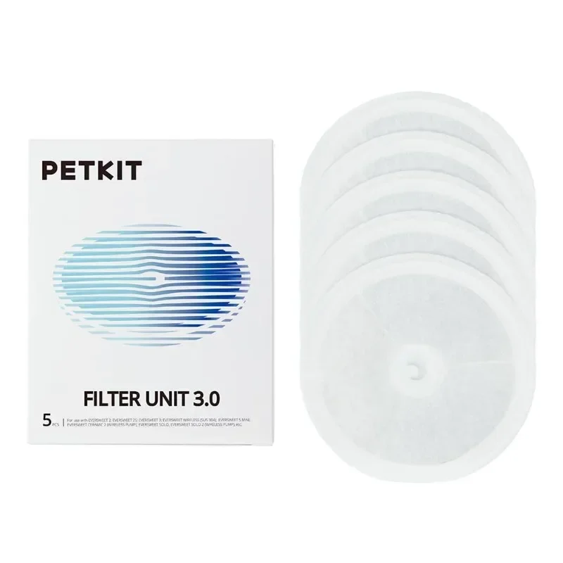 PETKIT 5 шт. фильтр 3,0 кошка собака здоровье фонтан сменные фильтры для Petkit 1,1 л керамический фонтан для кошек