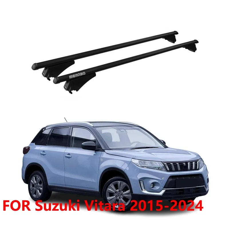 

Верхние поперечины багажника на крышу для Suzuki Vitara 2015-2024 черный алюминий 2 шт.
