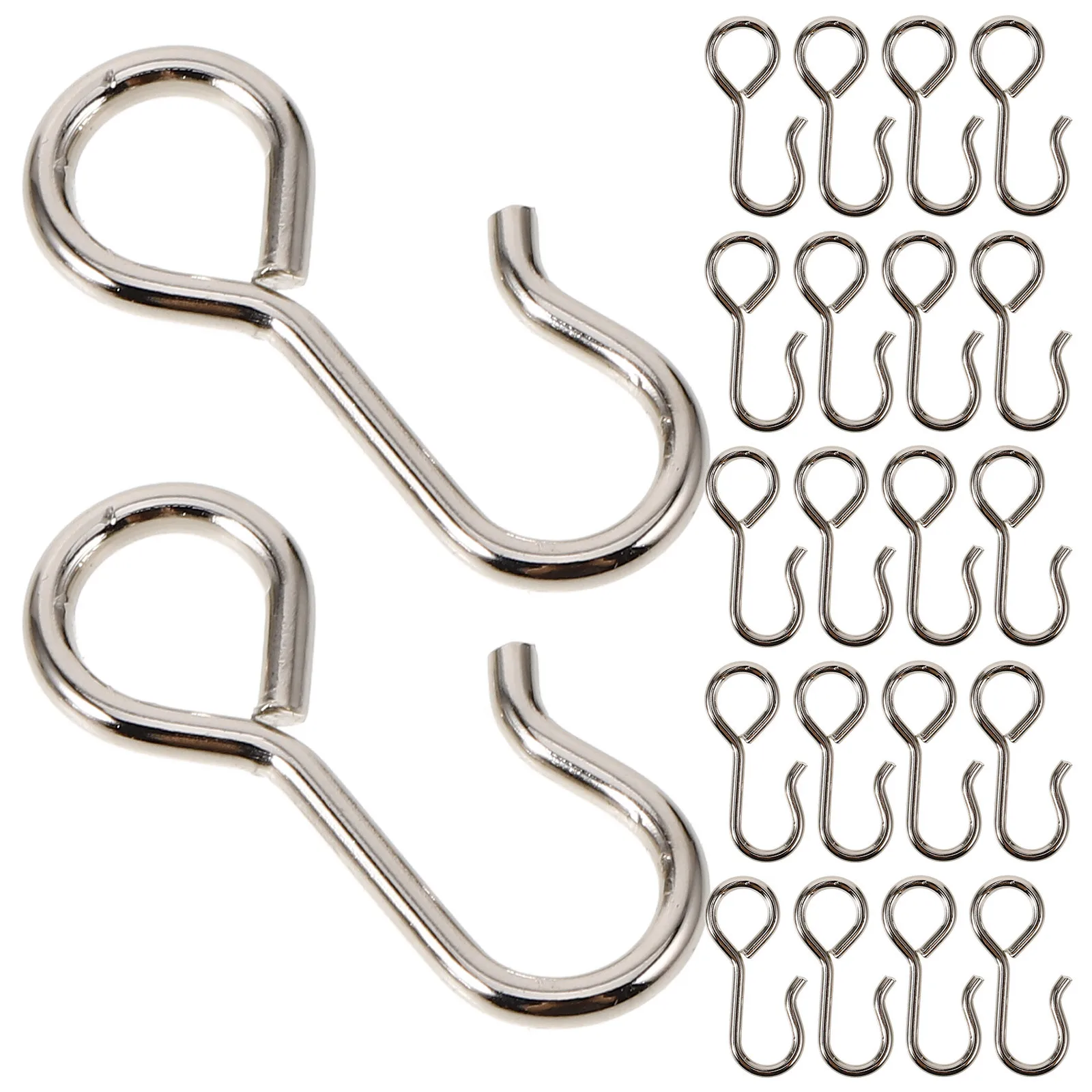 

100Pcs Metal Hooks for Curtains Drapes Car Seat Covers Ceiling Track Versatile and Robust Curtain Track Hooks Drapery Hook Pin
