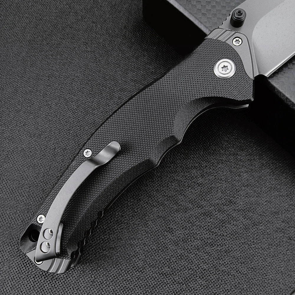 High Quality 8cr13mov Blade G10 Handles Folding Tactical Knife Hunting Self Defense EDC Survival Camping Edc Tools